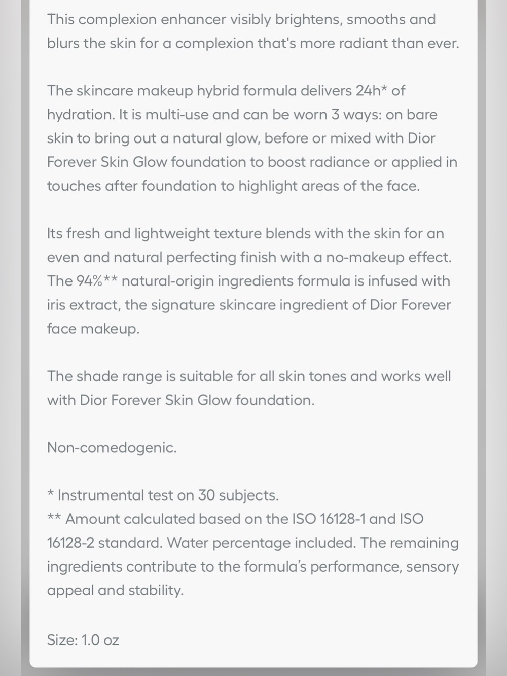 Dior Forever Glow Star Filter Foundation in #02, NEW - Picture 5 of 9